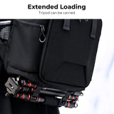 K&F CONCEPT Camera Backpack, Hard Shell Camera Bag, Large Capacity Photography Backpack with 15.6" Laptop Compartment & Tripod Holder & Rain Cover