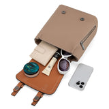 Montana West Small Backpack Purse for Women Vegan Leather Mini Colorblock Womens Backpack Cute Convertible Shoulder Bag