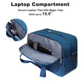 18" Small Carry on Bags for Airplanes with Laptop & Wet Compartment Underseat for Spirit Airlines Personal Item Travel Bag 18x14x8 in Duffle Gym Bag for Women Men(25L, Navy Blue)