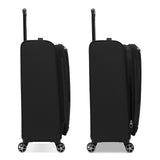 Samsonite Saire LTE Softside Expandable Luggage with Spinner Wheels, Black, 3-Piece Set (Carry On/Medium/Large)