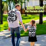 CtopxCone 12L Mini Tactical Military Backpack for Women Army Assault Pack Bag Small Rucksack with Bottle Holder Work Gym Bag - 12L Cow Print Backpack Mini Small Workout Pack