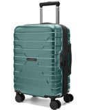 BAGSMART Carry On Luggage 22x14x9 Airline Approved with Spinner Wheels,Lightweight 20 Inch Luggage with TSA Lock,Expandable Hard Shell Carry On Suitcases for Men Women,Pine Green