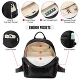 LOVEVOOK Mini Backpack for Women - Light Weight, Waterproof, Fashion - Black