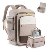 LOVEVOOK 40L Travel Backpack Carry on Flight Approved, Personal Item Bag with 3 Packing Cubes, Travel Backpack for Women Fits 17