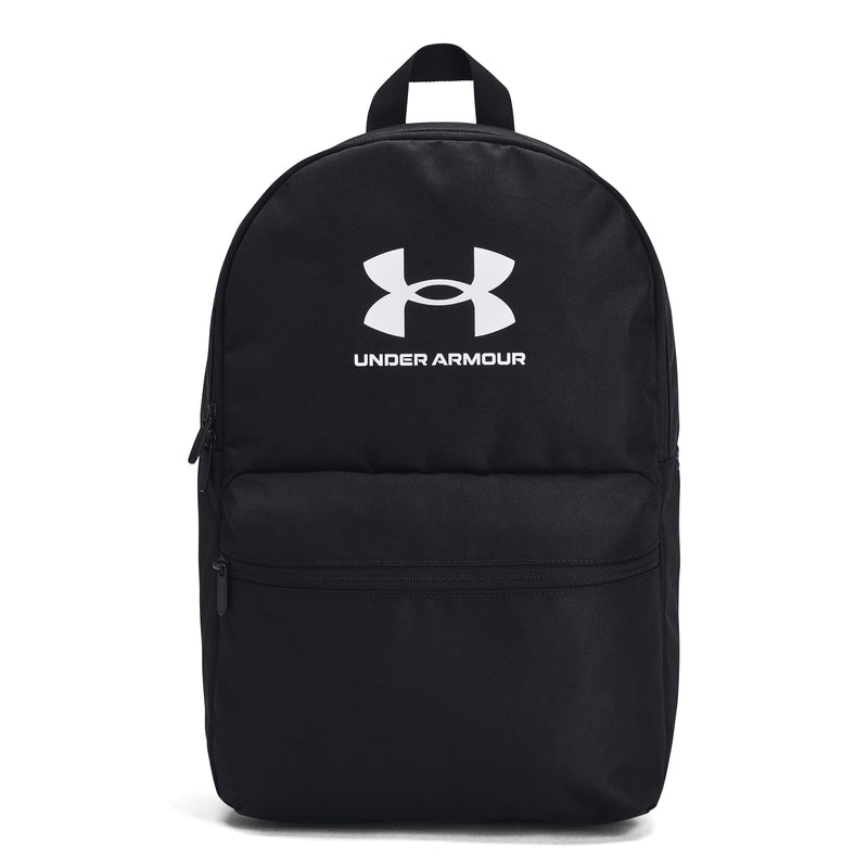 Under Armour unisex-adult Loudon Lite Backpack, (001) Black/Black/White, One Size