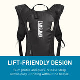 CamelBak Zoid Snow Hydration Pack 70oz, Black/White