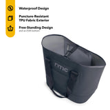 RTIC Ultra-Tough Tote Bag, Waterproof for Beach, Pool, Towel, Grocery, Shopping, Camping, Picnic, Travel, Boat, Heavy-Duty, Puncture Resistant, Large, Navy