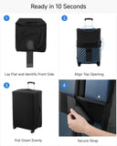 LUGGEX Luggage Cover, Suitcase Covers for Luggage with Hook & Loop Bottom Closure, Luggage Covers for Suitcase Tsa Approved (24-27 Inch)