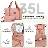 imiomo Carry on Luggage Airline Approved with Front Pocket and USB Port, Hard Shell 20 Inch Travel Carry-on Suitcase with Spinner Wheels and TSA Lock, Pink