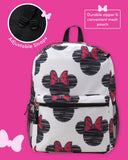 Fast Forward Disney Minnie Mouse Kids Backpack for School - 16" Girls Backpack Bookbag for Preschool Kindergarten Elementary, Size One Size, Minnie White