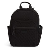 Vera Bradley Women's Microfiber Small Backpack, True Black, One Size | Backpacks4Less