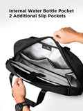 ALPAKA Bravo Brief - 16 Inch Laptop Briefcase, Black Computer Bag with Weatherproof Axoflux 400D Fabric, Messenger Bag for Men and Women, Business Shoulder Bag for Work Travel