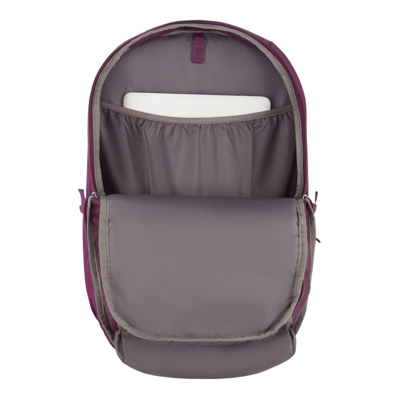 Eddie Bauer Robson Backpack 30L | Everyday Carry | Work | Travel | Commuter | Padded Laptop Sleeve | Stretch Bottle Pockets | Lightweight | Durable - Dark Purple