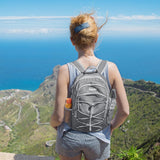 G4Free 12L/20L Small Hiking Backpack RFID Mini Rucksack Compact Multipurpose Daypacks for Men Women Camping Walking Daytrip Travel, Light Grey, 12l, Daypacks