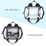 LIGHT FLIGHT Clear Backpack Heavy Duty Transparent Backpack Set See Through Bookbags Durable Backpacks for College, Security, Black