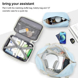 Joyway Luggage Set 4 Piece Suitcase Sets with Spinner Wheel,Hardside Expandable Travel Laggage with TSA Lock(18/20/24/28 Lightblue)