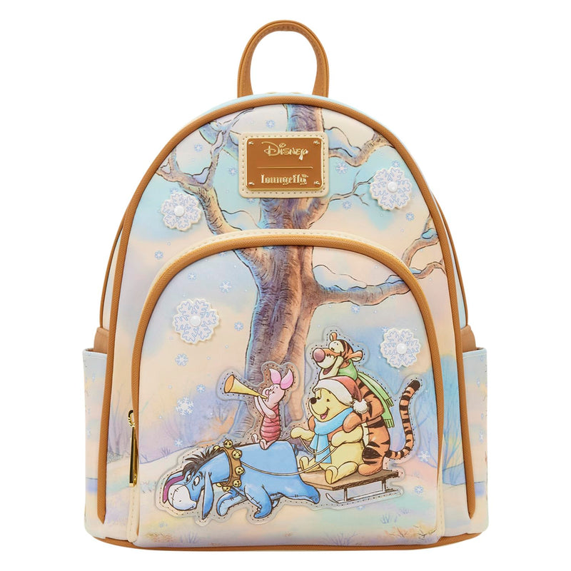 Loungefly Disney: Winnie The Pooh and Friends Sledding Mini-Backpack, Amazon Exclusive