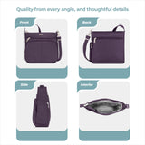 Travelon Anti-Theft Classic North/South Crossbody Bag