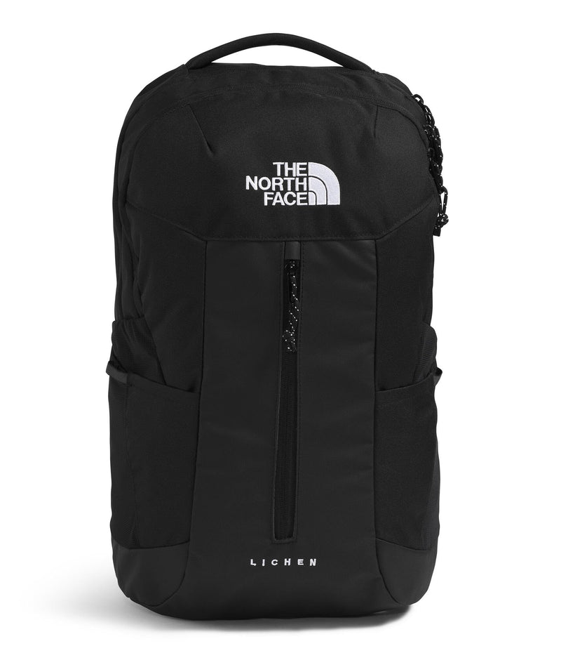 The North Face Lichen Daypack - Everyday Commuter Backpack, Laptop Sleeve, Water Bottle Pockets, Center Front Pouch, TNF Black/TNF White, One Size