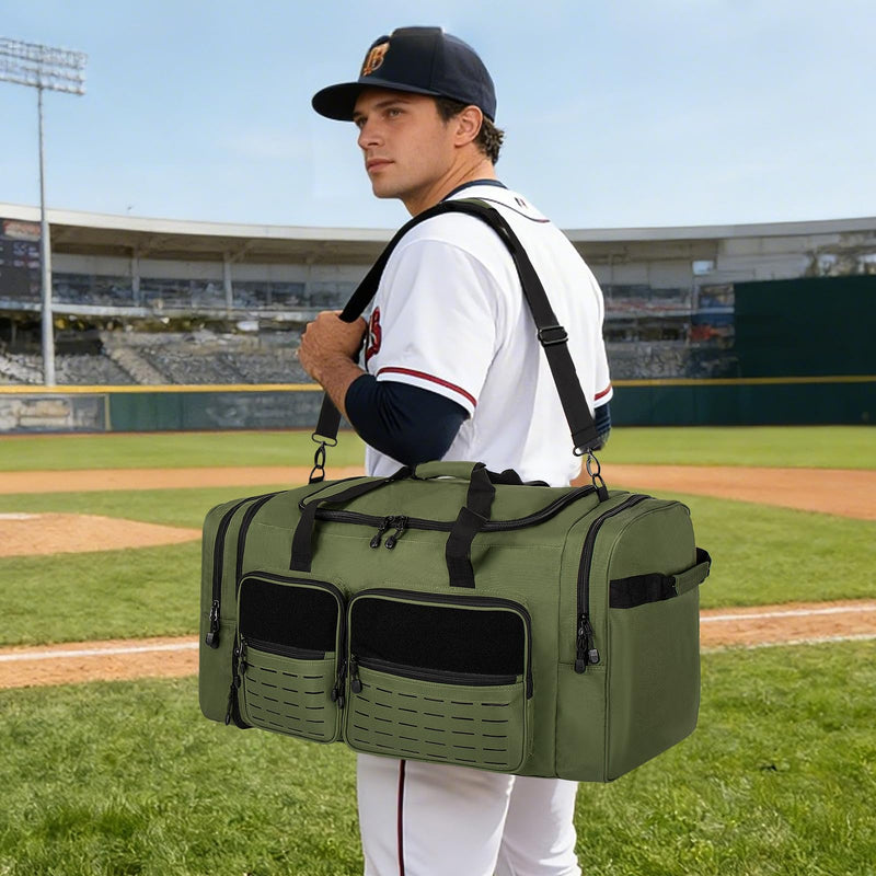 Goloni 130L Expandable 32" Heavy Duty Extra Large Duffel Bag,Sports Gym Equipment Travel Duffle Bag for Soccer Baseball Basketball Hockey Football Team Coaches & More