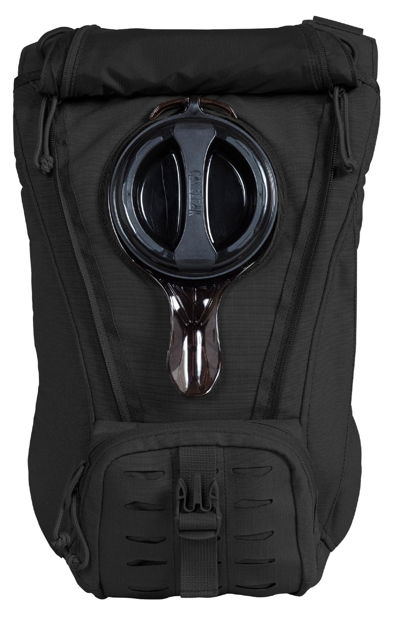 CamelBak Ambush Tactical Hydration Backpack with 100oz/3L Mil Spec Crux Reservoir Bladder - MOLLE, Black