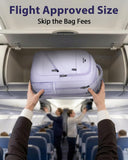 MATEIN Large 17 Inch Laptop Backpack for Women, Lightweight Travel Backpack Fits College School Essentials, Anti Theft Work Commute Nursing Computer Bag TSA Approved for Weekender Trip, Light Purple