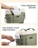 LOVEVOOK Tote Bag for Women, Puffer Tote Bag with Large Cup Holder, Lightweight Shoulder Bag Handbag for Travel, Work, Gym