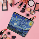 Kalygon The Starry Night Cosmetic Bags For Women, Galaxy Farmhouse Roomy Makeup Bag Toiletry Bag Accessories Organizer Storage Bags Makeup Pouch For Travel Business Gym Camping Bathroom