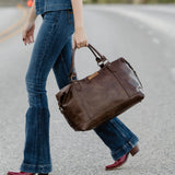 Wrangler Duffel Bag Large Travel Weekender Bag for Women Waterproof Carry on Overnight Bag for Gym,Trips,Weekends,Coffee