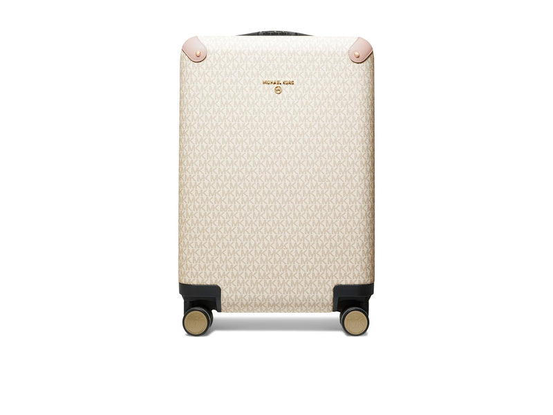 Michael Kors Women's Travel Small Hardcase Trolley, Gold-Tone Hardware/Vanilla/Soft Pink, One Size
