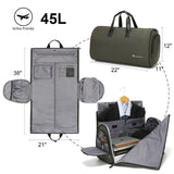 MODOKER Tie Case Bag and Convertible Garment Duffel Bag