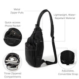 Baggallini Central Park Sling - Small 12x7 Sling Crossbody Bag for Women with Convertible Adjustable Shoulder Strap