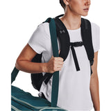 Under Armour UA Triumph Sport Backpack Training Bag, Black / Black / Metallic Silver, Free Size