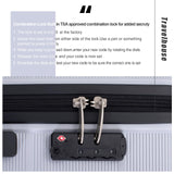 Tripcomp Luggage 3 Piece Sets Suitcase Set with Double Spinner Wheels, Lightweight Carry On Hardside Travel Luggage with TSA Lock, (20/24/28) (Silver)