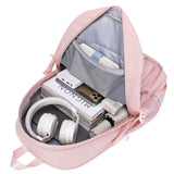 abshoo Big Student Laptop Backpack For College Women Middle High School Teen Girls Bookbag Travel Daypack (Pink)