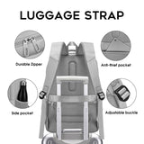 FUTURE AESTHETICS Travel Backpack for Women、men, College Backpack Bag, Hiking Backpack,Waterproof Carry On Backpack Business Backpack (Grey)