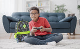 Trail maker Boys 6 in 1 School Backpack Set with Lunch Box, Pencil Case, Water Bottle, Keychain Attached (Ready Player)