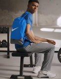 Nike Unisex Brasilia 9.5 Training Gym Sack (18L), Game Royal/Black/White, MISC