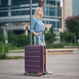 Eeeza Luggage Sets 5 Piece, Suitcases with Wheels,ABS Hard Case Luggage with TSA Lock Spinner Wheels,Carry On Luggage Set (20/24/28 Inch)