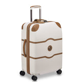 DELSEY PARIS Chatelet Air 2.0 Hardside Luggage with Spinner Wheels, Angora, Checked-Medium 24 Inch