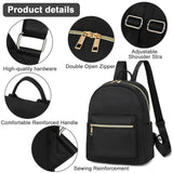BTOOP Mini Backpack Women Girls 13'' Water-resistant Small Backpack Purse Shoulder Bag for Womens Adult Kids School Travel