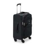 DELSEY PARIS Sky Max 2.0 Softside Expandable Luggage with Spinner Wheels, Black, 2-Piece Set (21/Duffle)