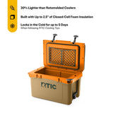 RTIC Ultra-Light 32 Quart Hard Cooler Insulated Portable Ice Chest Box for Drink, Beverage, Beach, Camping, Picnic, Fishing, Boat, Barbecue, 30% Lighter Than Rotomolded Coolers, Trailblazer