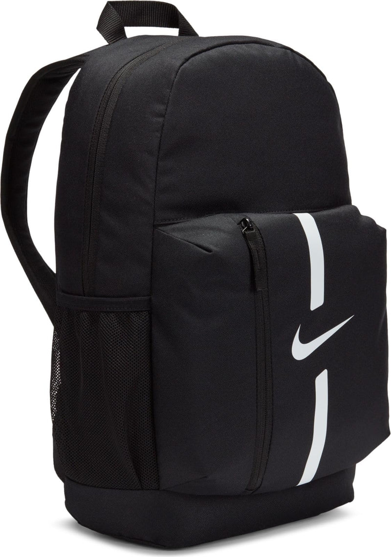 NIKE Unisex Academy Team Sports backpack (pack of 1), Black/Black/White, 18 long, Sport