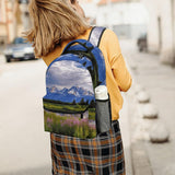 Backpack,Grand Teton National Park Print Backpack,Stylish Backpacks,Lightweight Backpack for Men Women Beach Hiking Camping