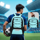 Goloni Soccer Bag, Basketball Bag with Ball Compartment & Shoe Compartment,Large Soccer Backpack for Basketball,Volleyball,Gym