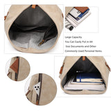 KL928 PU Leather Vintage Backpack – Large Casual Daypack Outdoor Travel Rucksack Hiking Backpacks for Men Women