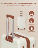 luggage 2 piece sets,Expandable Hard Shell Luggage Set with Spinner Wheels, TSA Lock, 20/28 inch Travel Suitcase Set