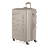 SwissGear 7366 Signature Hardside Expandable Luggage with Spinner Wheels, TSA Lock, Sand, Checked-Large 27-Inch