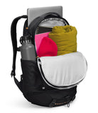 THE NORTH FACE Women's Borealis Luxe Commuter Laptop Backpack, TNF Black/Burnt Coral Metallic-NPF, One Size